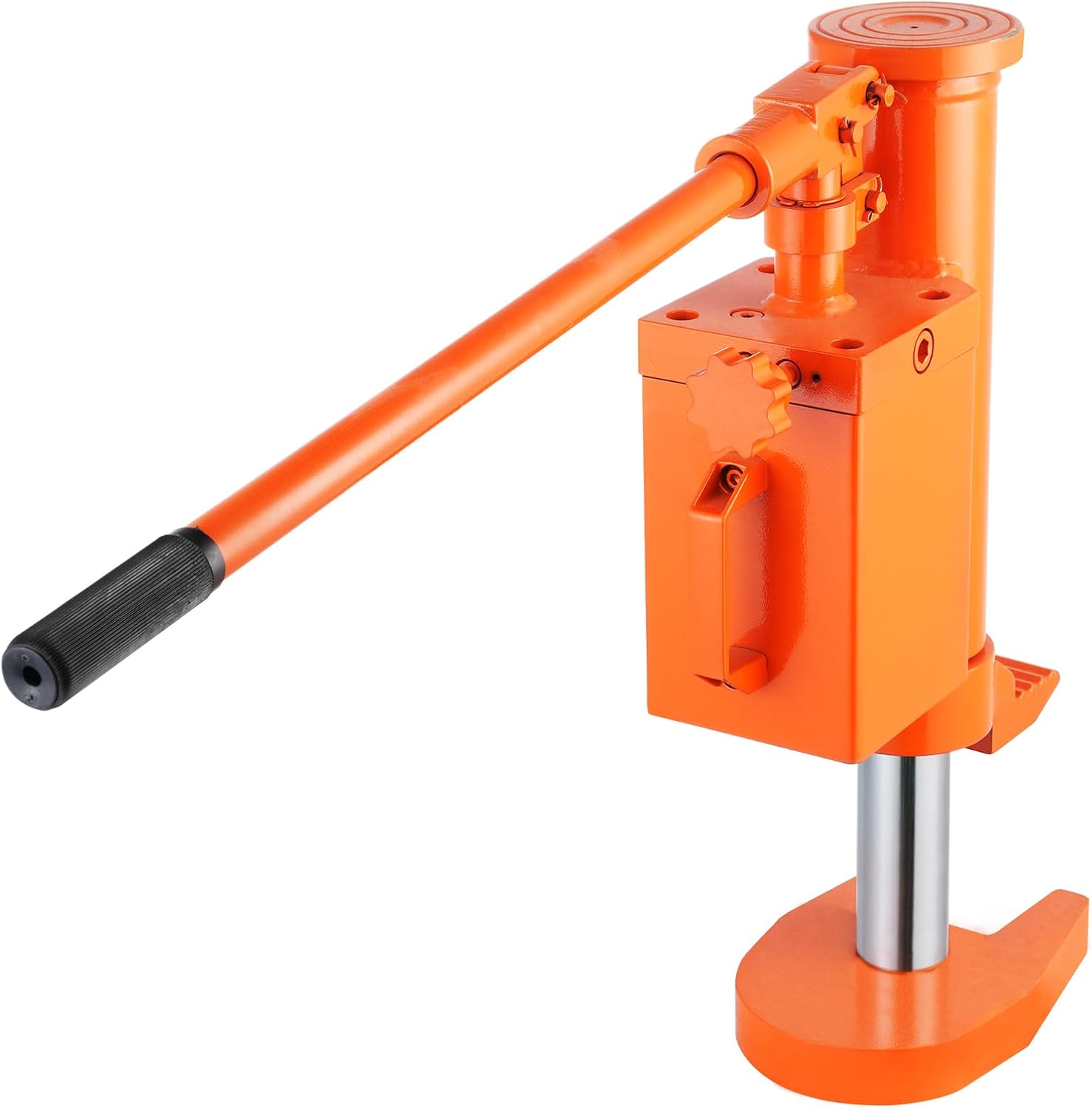 VEVOR Hydraulic Toe Jack, 5 Ton On Toe Toe Jack Lift, 10 Ton On Top Lift Capacity Machine Jack, 1.0-9.1 in Toe Height, 14.6-22.4 in Top Height, 360° Rotatable Claw Jack for Machinery, Industry