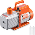 VEVOR Vacuum Pump, 9 CFM, HVAC 2 Stage Rotary Vane Vacuum Pump, for R134a R22 R410a Systems, Auto AC Vacuum Pump Kit with Oil Bottle, for Automotive Air Conditioner Maintenance Resin Degassing