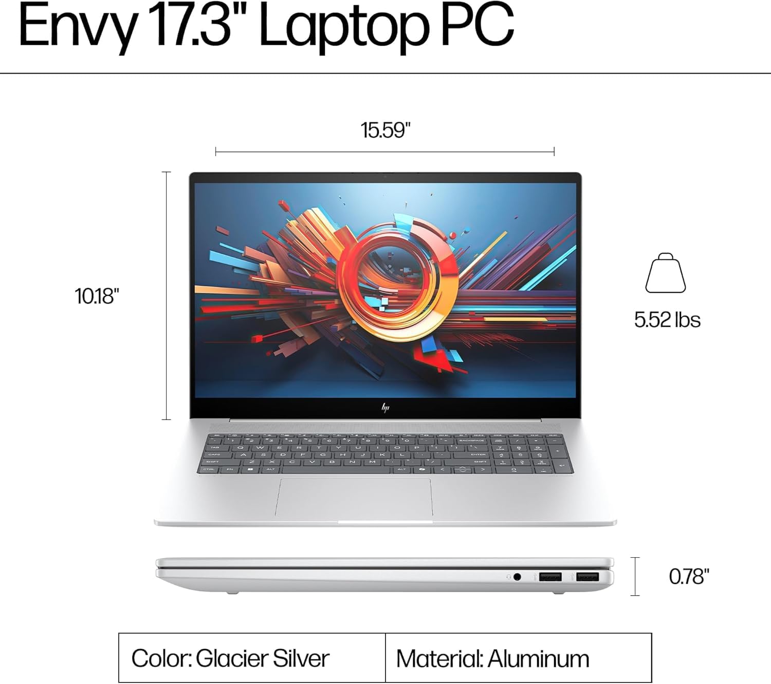 HP 15.6inch Touchscreen Laptop Computer - Intel 13th Generation Core i7-1355U(10-core), Intel Iris Xe Graphics, 1920 x 1080 Full HD, 300 nits, Wi-Fi6, Bluetooth, Windows 11 Pro(16GB RAM | 1TB SSD)