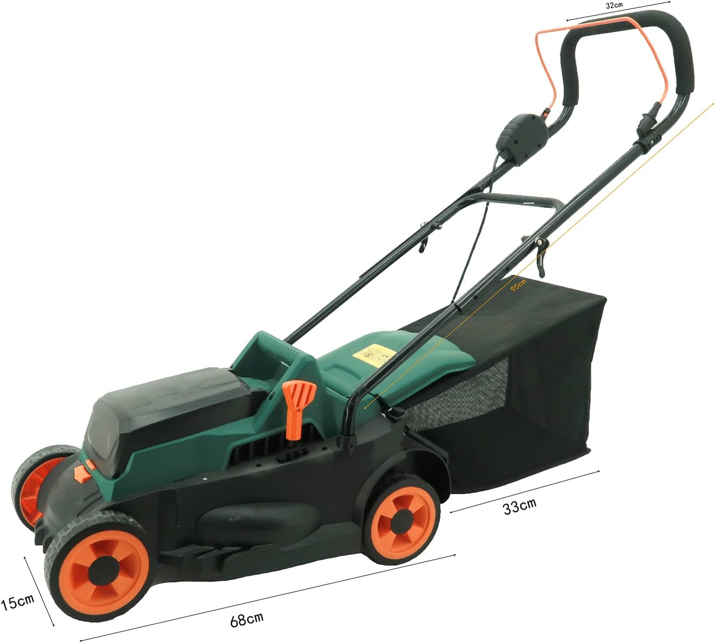 40V Lithium-Ion Electric Lawn Mowers Portable Cordless Self-propelled Lawn Mowers with 4 Adjustable Cutting Heights,25L Bagging Machines