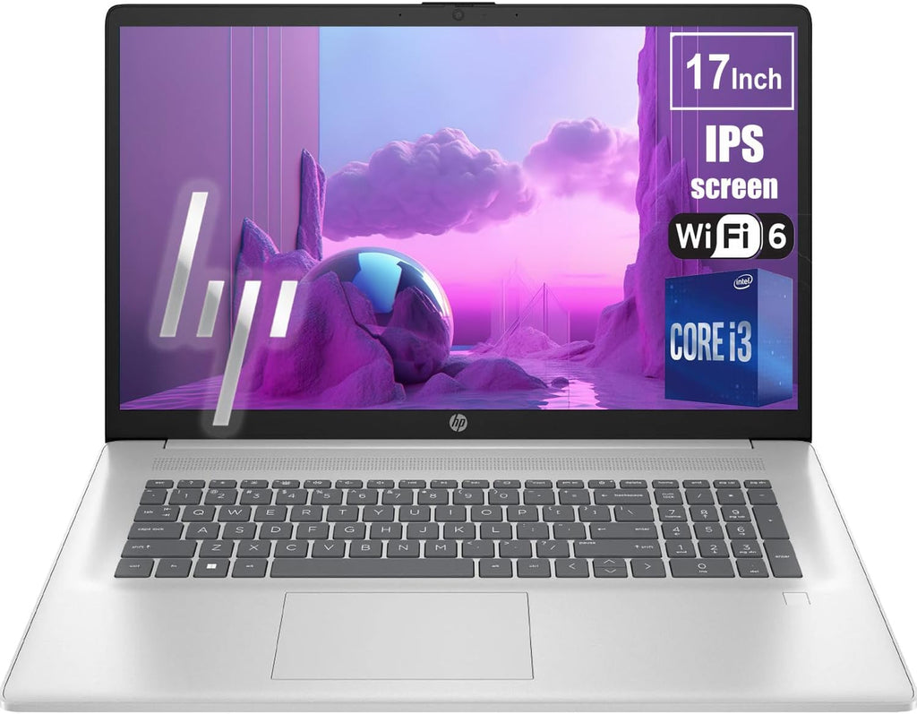 HP 2025 Business & Student Laptop Computer | Fingerprint Reader, 17.3 Inch FHD Display | Intel 13th Gen 8-Core i3-N305 CPU | 16GB RAM, 1TB SSD | Intel UHD Graphics | 9HR Battery, WiFi 6, Win 11