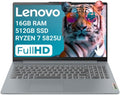 Lenovo IdeaPad Slim 3 15ABR8 2025 Business Laptop 15.6' FHD IPS Touchscreen 8-Core AMD Ryzen 7 5825U 16GB DDR4 2TB SSD AMD Radeon Graphics Wi-Fi 6 Win11 Home w/ONT 32GB USB
