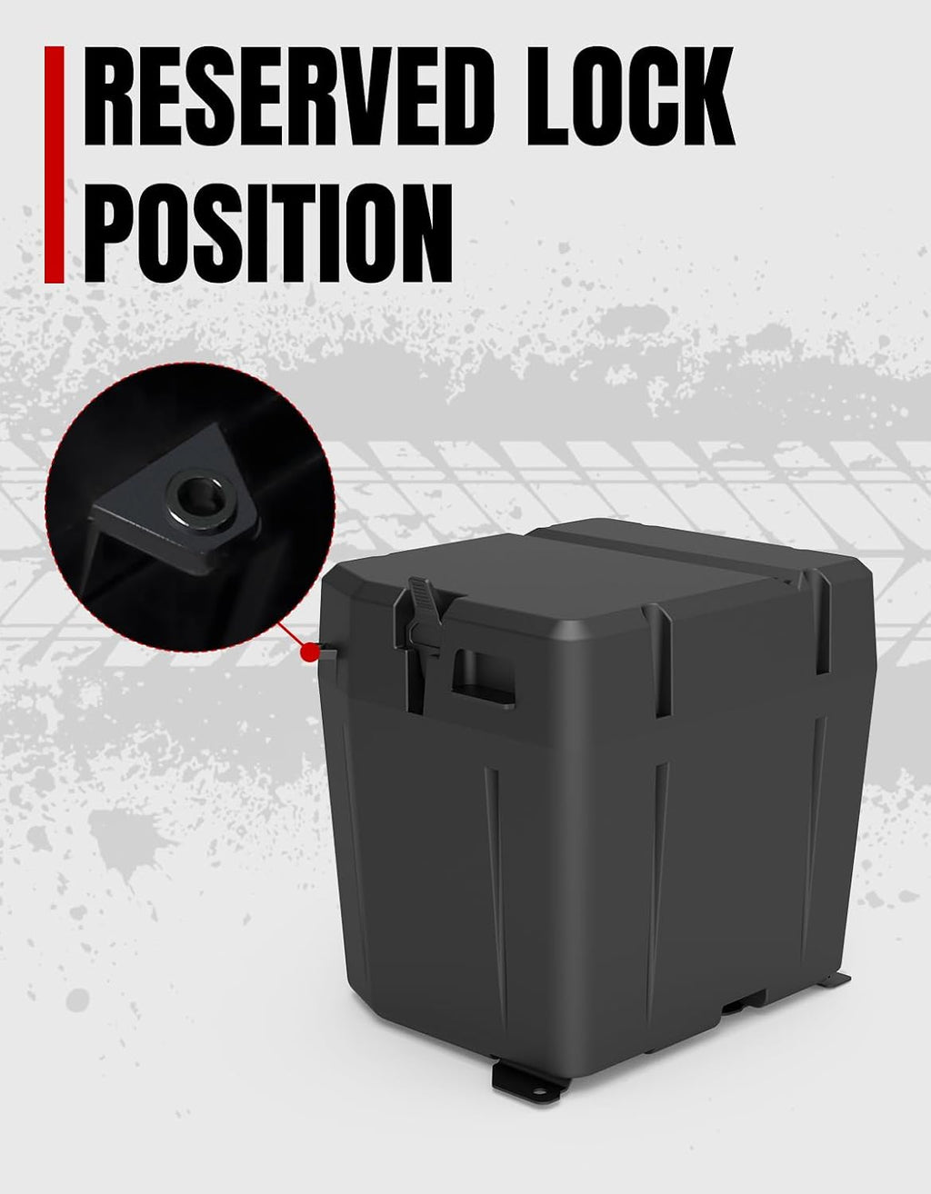A & UTV PRO Under Seat Dry Storage Box for Polaris Ranger XP 1000, Waterproof (Fit Door) Lockable Storage Boxes Compatible with 2018-2025 Ranger XP 1000, Replace OEM #2882910 (Lock Not Included)