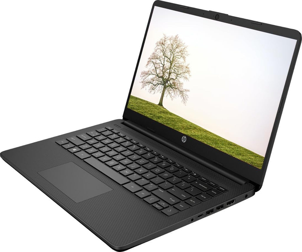 HP Flagship 14' Micro-Edge IPS Touchscreen Laptop, Ryzen-3 4-Core Processor Up to 3.79GHz, 12GB DDR4, 256GB NVME SSD, 6th Gen WiFi, HDMI, Bluetooth, Windows 11, Charcoal Black (Renewed)