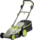 2-in-1 Electric Corded Lawn Mowe Self-propelled Lawn Mowers Portable Electric Lawn Mowers with Folding Handle Outdoor Electric Lawn Mower