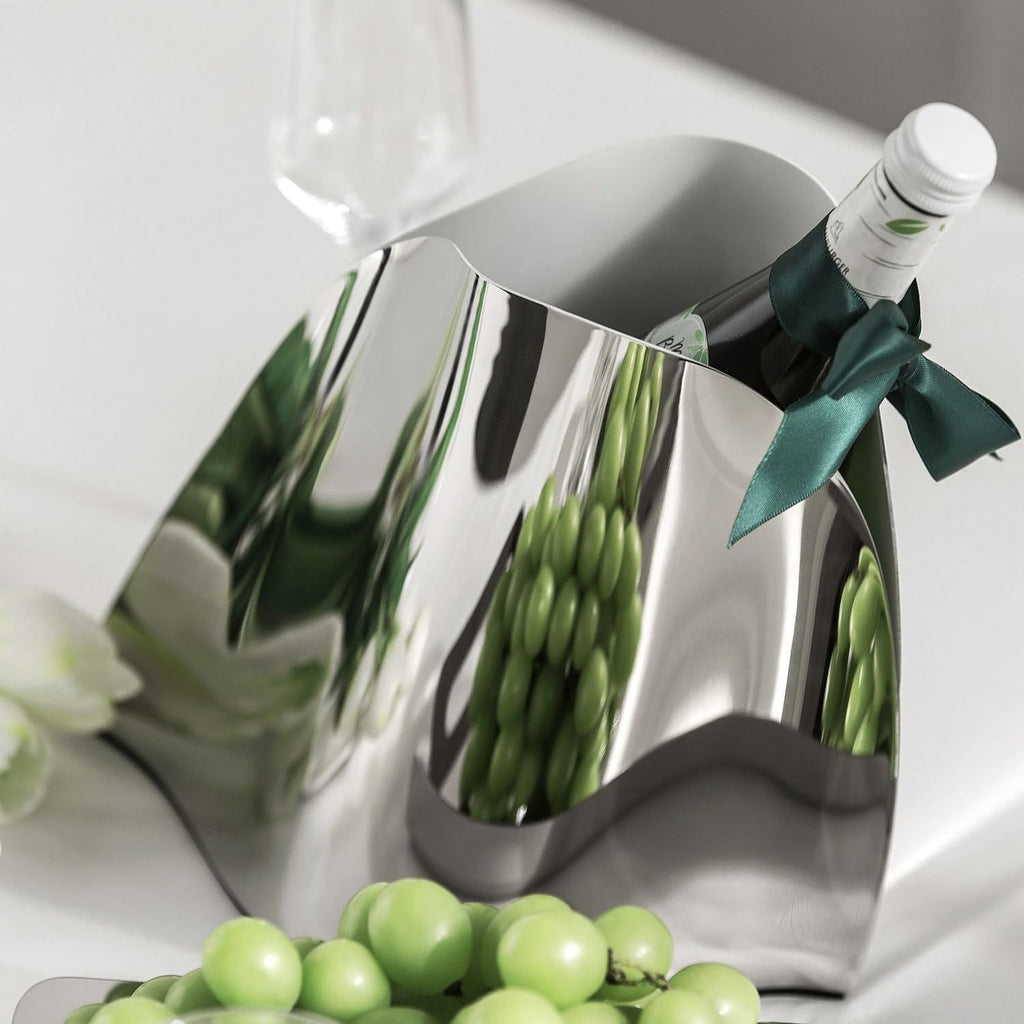 Ice Bucket Ice Bucket for Freezer Stainless Steel Champagne Bucket Ice Bucket, Creative Metal Dining Table Wine Bucket Ice Bucket Red Wine Cocktail Ice Bucket Ice Buckets Party Cooler Drink Cooler