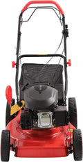 Gas Powered Lawn Mower Self Propelled, 3-in-1 w/Bag 20-inch & 173CC Gas Mower, 8 Adjustable Heights, 4-Stroke Engine 6.0HP Gas Lawn Mower for All Lawn Planting Weeding