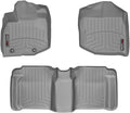 WeatherTech Custom Fit FloorLiners for Honda Fit - 1st & 2nd Row (464671-461812), Grey