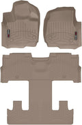WeatherTech Custom Fit FloorLiners for Ford Expedition Max - Full Set (451665-1-5), Tan