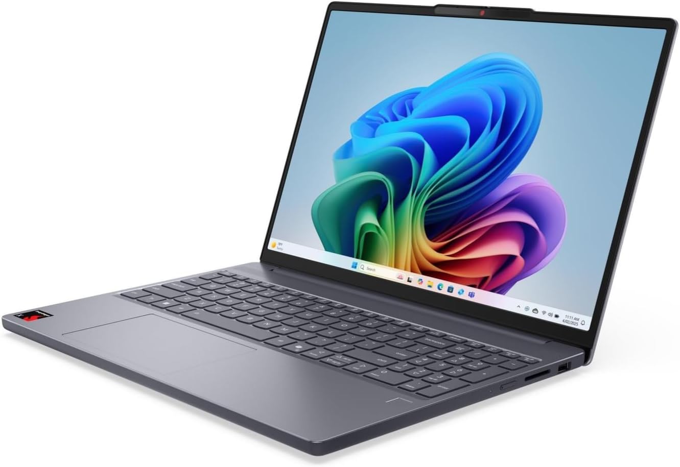 Lenovo IdeaPad Slim 3X Home Student Business Laptop 2026, 15.3' 2K (1920x1200) Touchscreen, 8-Core Snapdragon X X1-26-100, 16GB LPDDR5x RAM, 1TB (2X 512GB) SSD, FPReader, Wi-Fi 7, Cam, Copilot Win 11