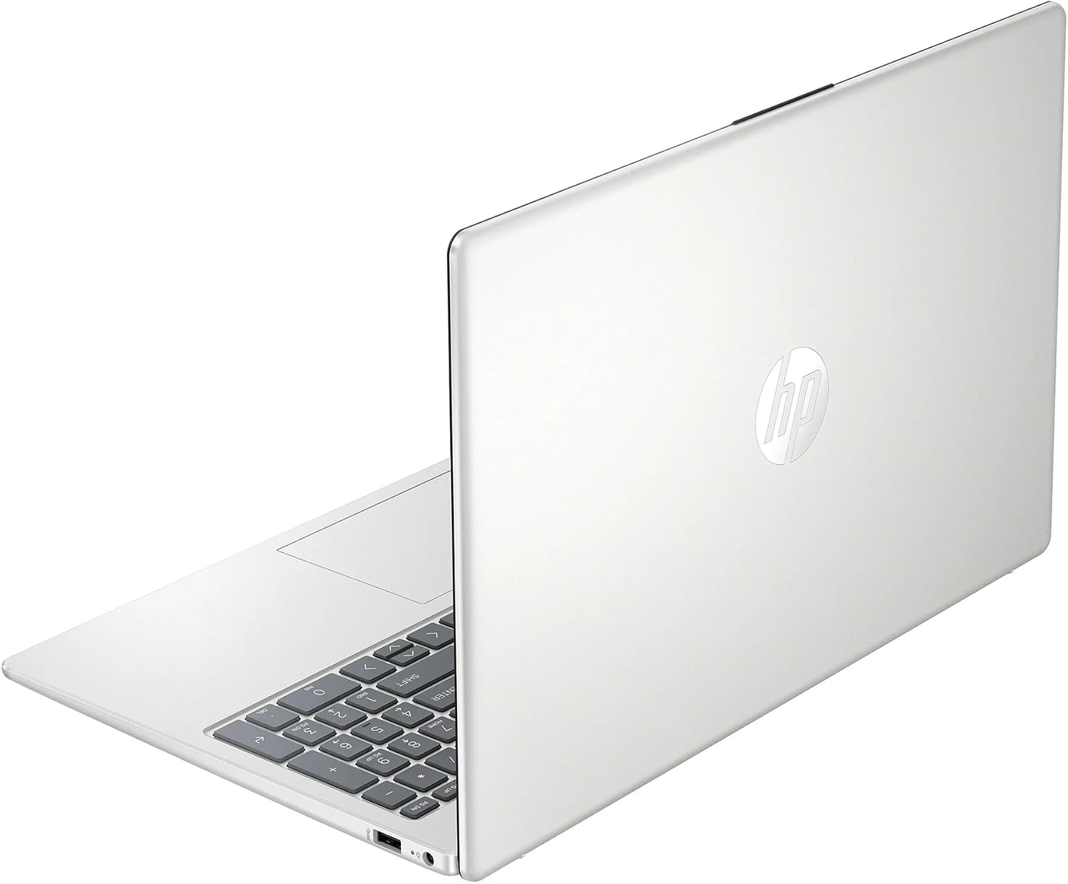 HP Laptop, 15.6' FHD Touchscreen Business Laptop Computer, 8-core AMD Ryzen 7 Processor, Windows 11 Laptop 64GB RAM 2.5TB Storage (2TB SSD+512GB Docking Set), PLUSERA Earphones, Natural Silver
