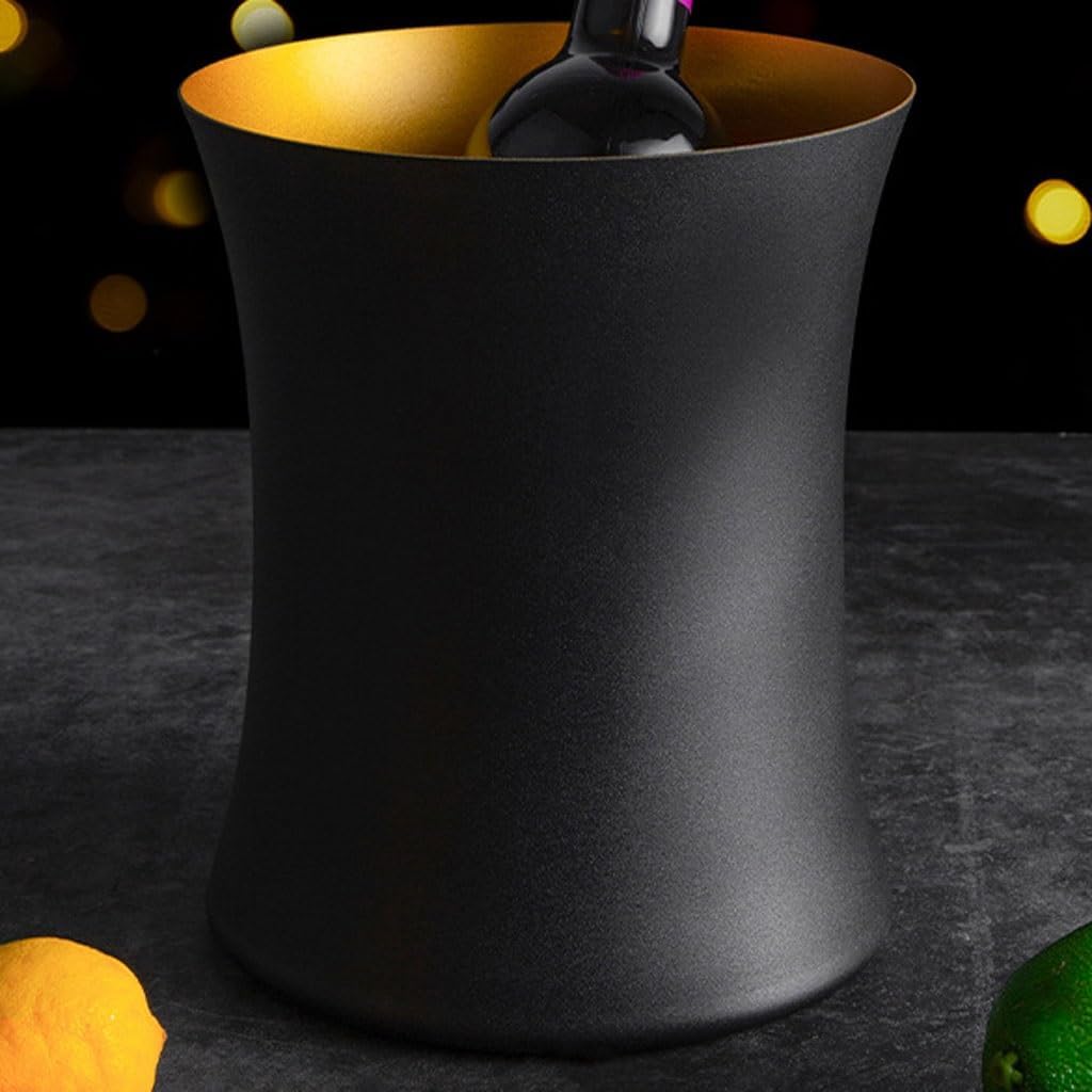 Ice Bucket Ice Bucket for Freezer Metal Creative Ice Bucket Family Party Hotel Ktv Ice Cube Ice Bucket Red Wine Beer Champagne Bucket Ice Buckets Party Cooler Drink Cooler