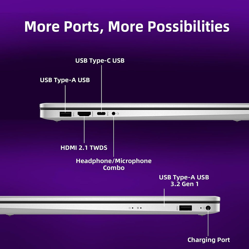 HP 17 Laptop Touchscreen Business Computer - Core 7 150U, Office Lifetime, 17.3' HD+ Display, Backlit Keyboard, Copilot, Long Battery Life, Windows 11 Pro, 32 GB RAM, 1 TB SSD