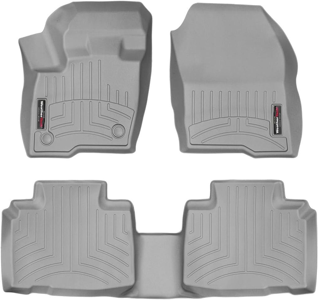 WeatherTech Custom Fit FloorLiners for Ford Edge, Edge ST, 1st & 2nd Row (46815-1-2), Grey