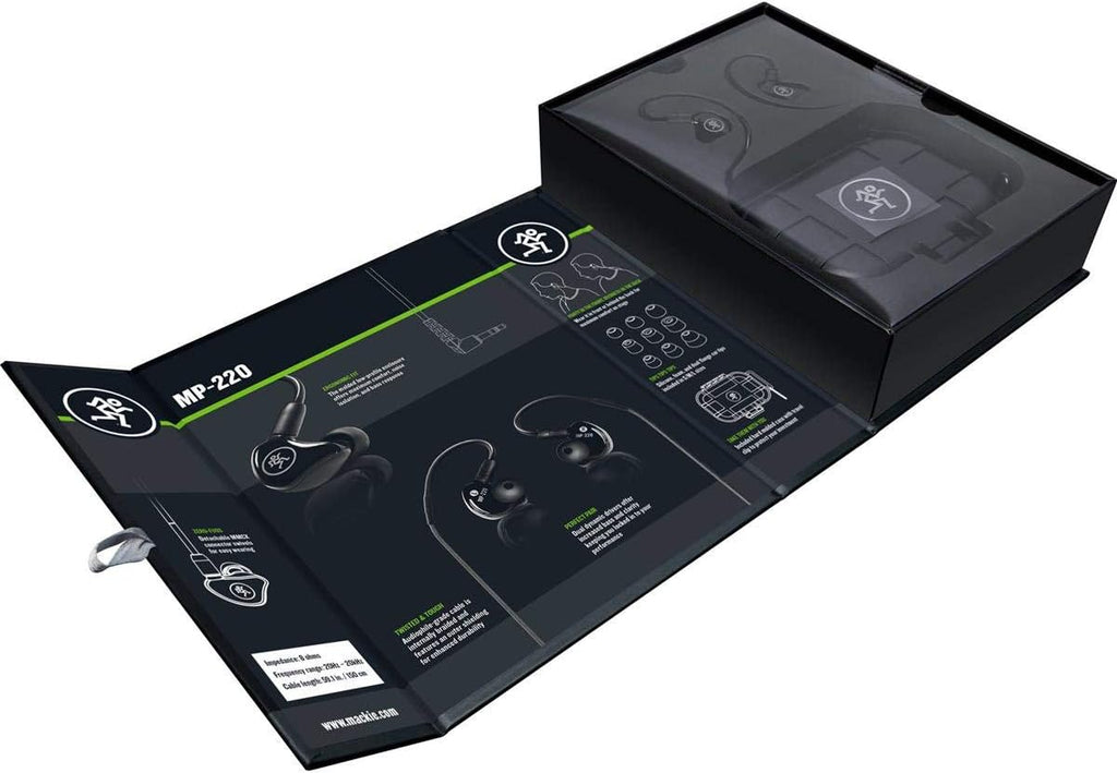 Mackie MP Series In-Ear Headphones & Monitors with Single Driver and Bluetooth Adapter(MP-120BTA)