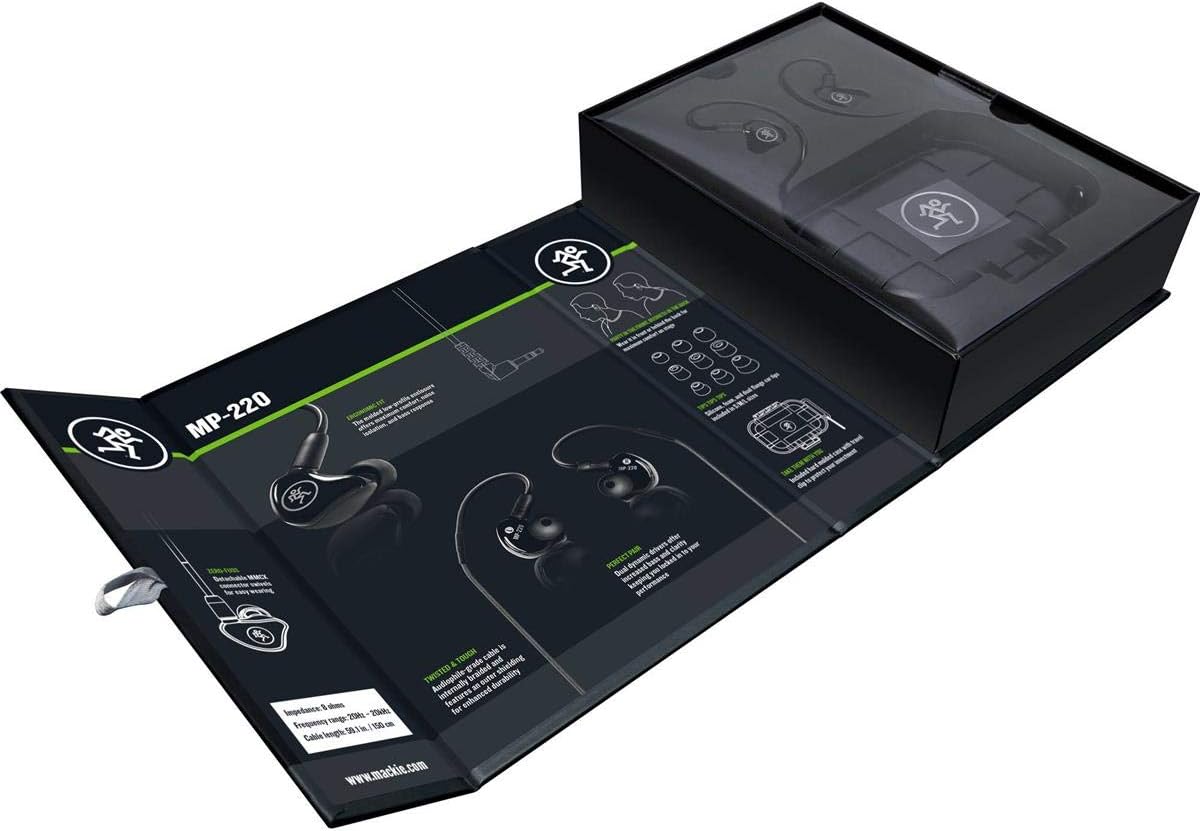 Mackie MP Series In-Ear Headphones & Monitors with Single Driver and Bluetooth Adapter(MP-120BTA)