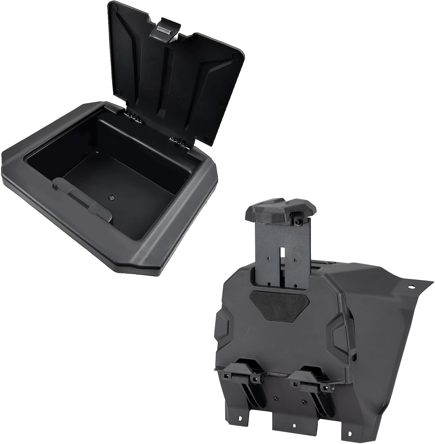A & UTV PRO Tablet Holder& Center Console Dashboard Storage Box for 2020 2021 2022 2023 2024 Polaris RZR PRO XP/XP4, 2022 2023 RZR PRO R/Turbo R, GPS Phone Ipad Mount Holder Organizer Tray Accessories