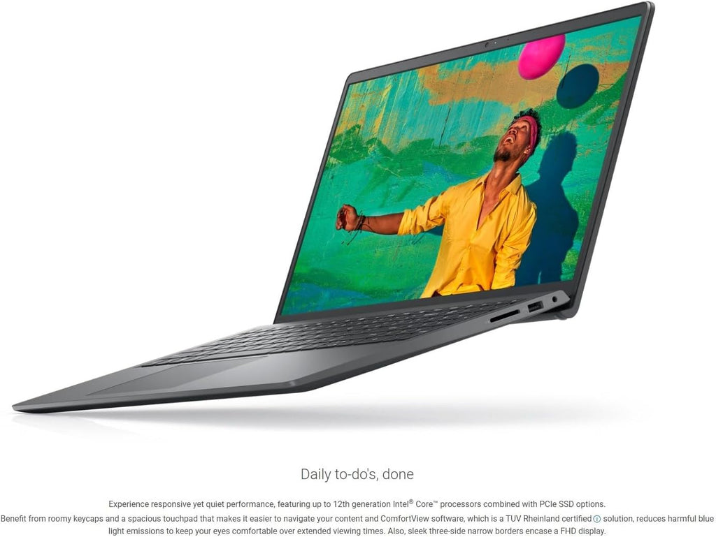 DELL 2023 Inspiron 15 3000 Business Laptop, 15.6' FHD Display, 12th Gen Intel Core i7-1255U,Windows 11 Pro, 16GB DDR4 RAM, 512GB SSD, WiFi 6, Long Battery Life