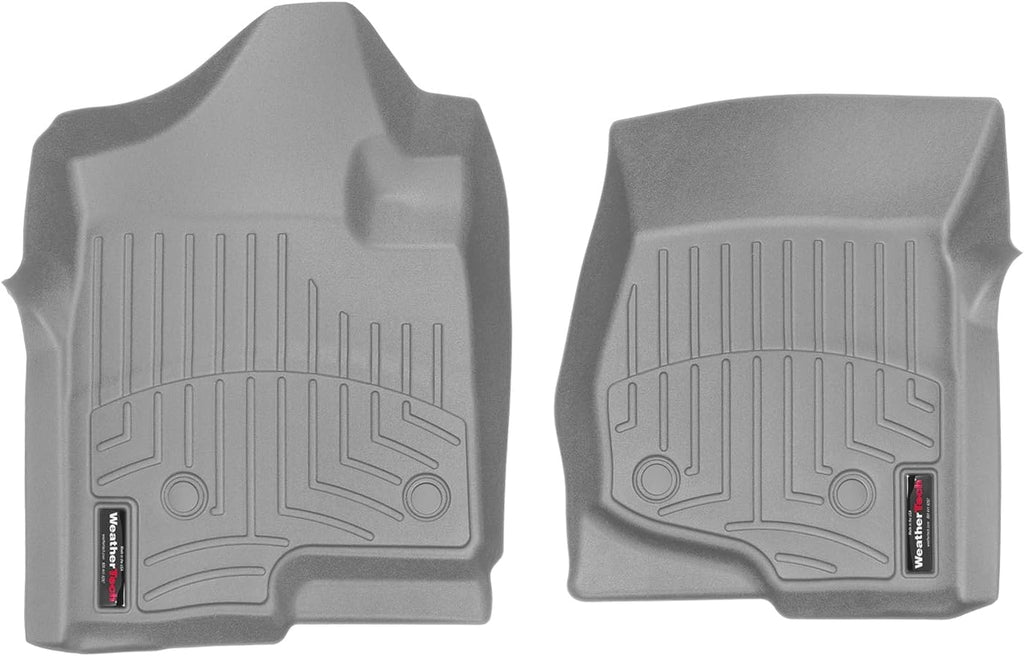 WeatherTech Custom Fit FloorLiners for Chevrolet Silverado, Silverado 2500HD/3500HD, Avalanche - 1st Row (460661), Grey