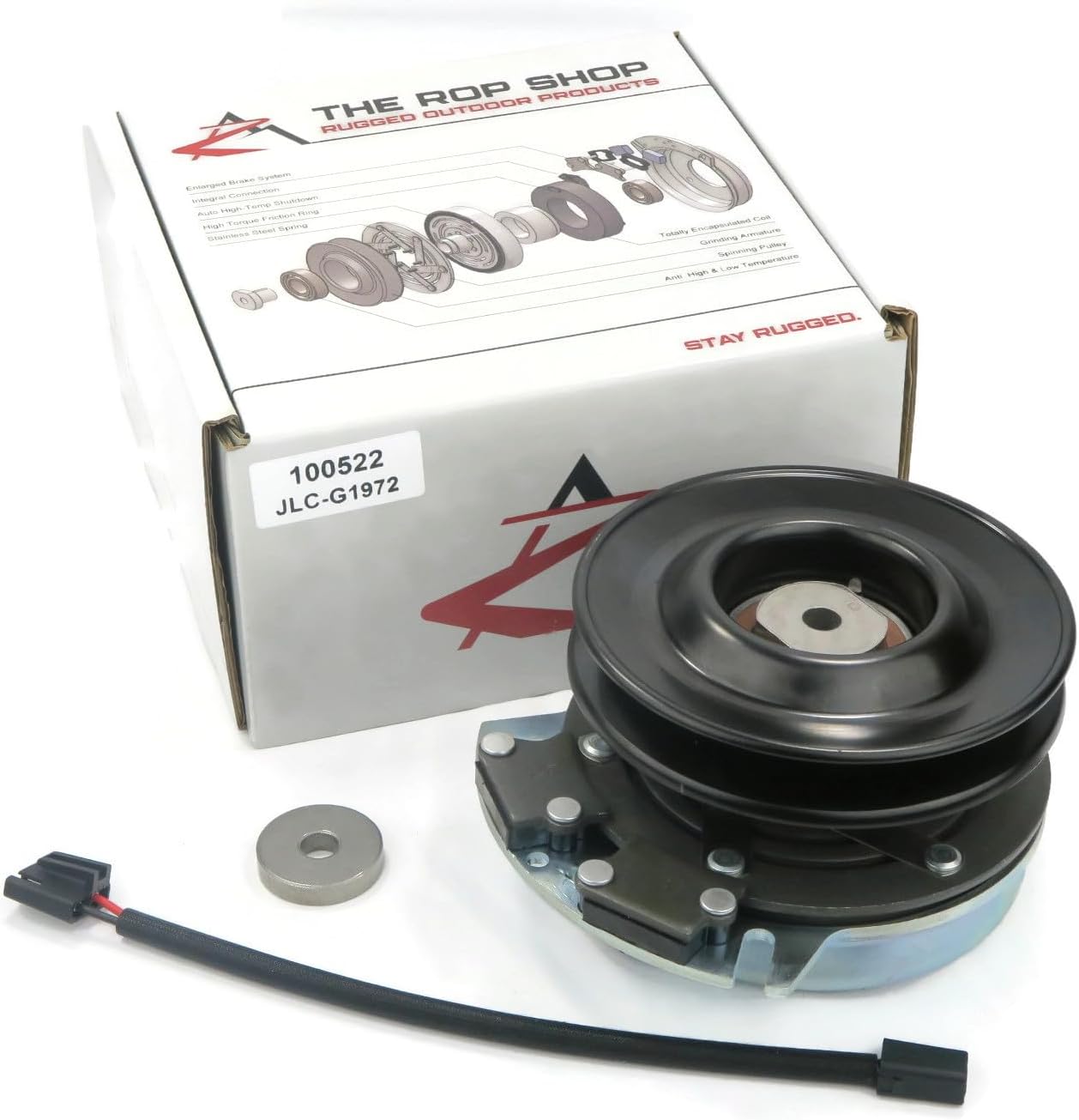 Quality Upgraded Aftermarket PTO Clutch - Compatible with: Warner 5219-51 5219-64 5219-79: MTD Cub Cadet 717-04174, 917-04174, 717-04174A, 917-04174A with 1 YR Warranty