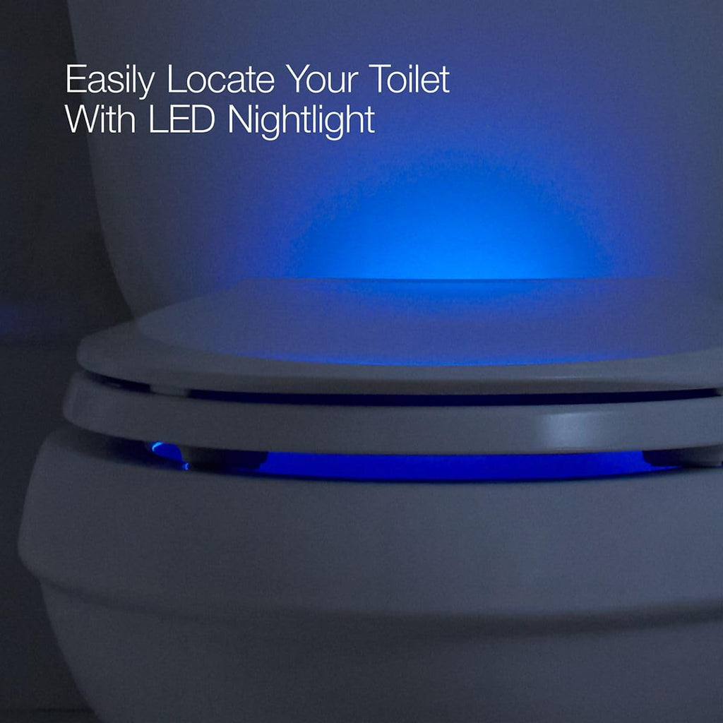 KOHLER CACHET® Nightlight Soft Close Toilet Seat Elongated, ReadyLatch®, Grip-Tight Hardware, Dune (Pack of 2)