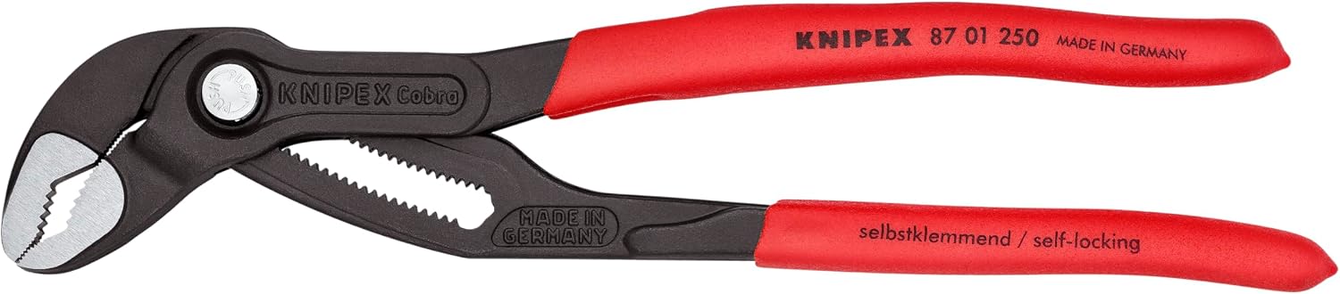 KNIPEX - 9K 00 80 108 US Tools - 5 Piece Automotive Starter Pliers Set (87 01 250, 95 11 200, 26 11 200, 74 01 250, 71 31 200) (9K0080108US)