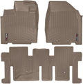 WeatherTech Custom Fit FloorLiners for Infiniti QX60, JX, Pathfinder - 1st & 2nd Row (45445-1-2), Tan