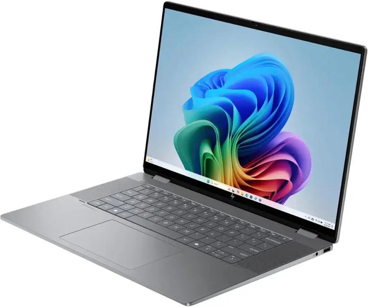 HP OmniBook X Flip 2-in-1 16' FHD+ Touch Screen Laptop |AMD Ryzen AI 5 340|AMD Radeon 840M | Copilot|Backlit|Meteor Silver| 16GB RAM DDR5 | 512GB SSD |Windows 11 Home|Bundle with Wireless Mouse