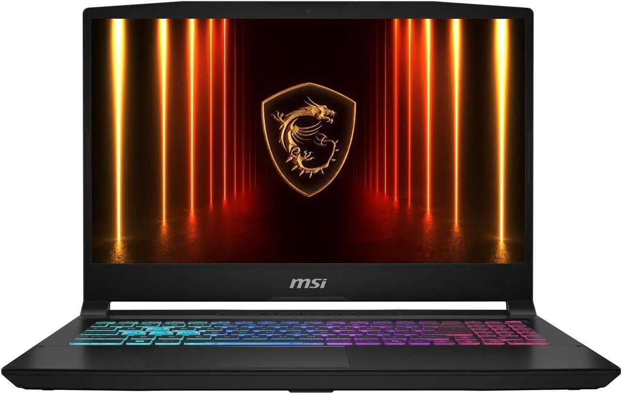 msi Katana 15 HX Gaming Laptop 15.6' 165Hz WQHD(2560x1440) IPS Display Intel 16-Core i7-14650HX 48GB DDR5 4TB SSD NVIDIA GeForce RTX 5070 8GB GDDR7 Wi-Fi 6E 4-Zone RGB Backlit Keyboard Win11 Pro
