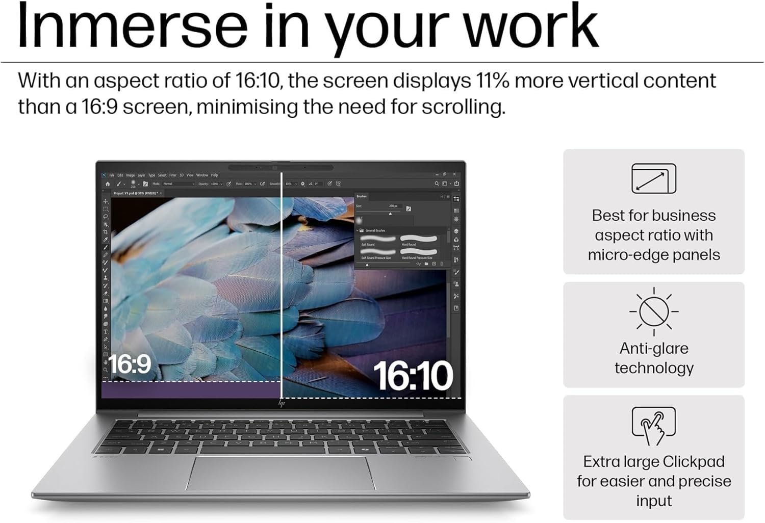 HP ZBook Firefly 14 G11 Mobile Workstation AI Laptop (14' FHD+, Intel Core Ultra 7 165U, 64GB DDR5, 2TB SSD) For Engineer, Designer, 5MP IR Webcam, Fingerprint, Backlit, 2x Thunderbolt 4, Win 11 Pro