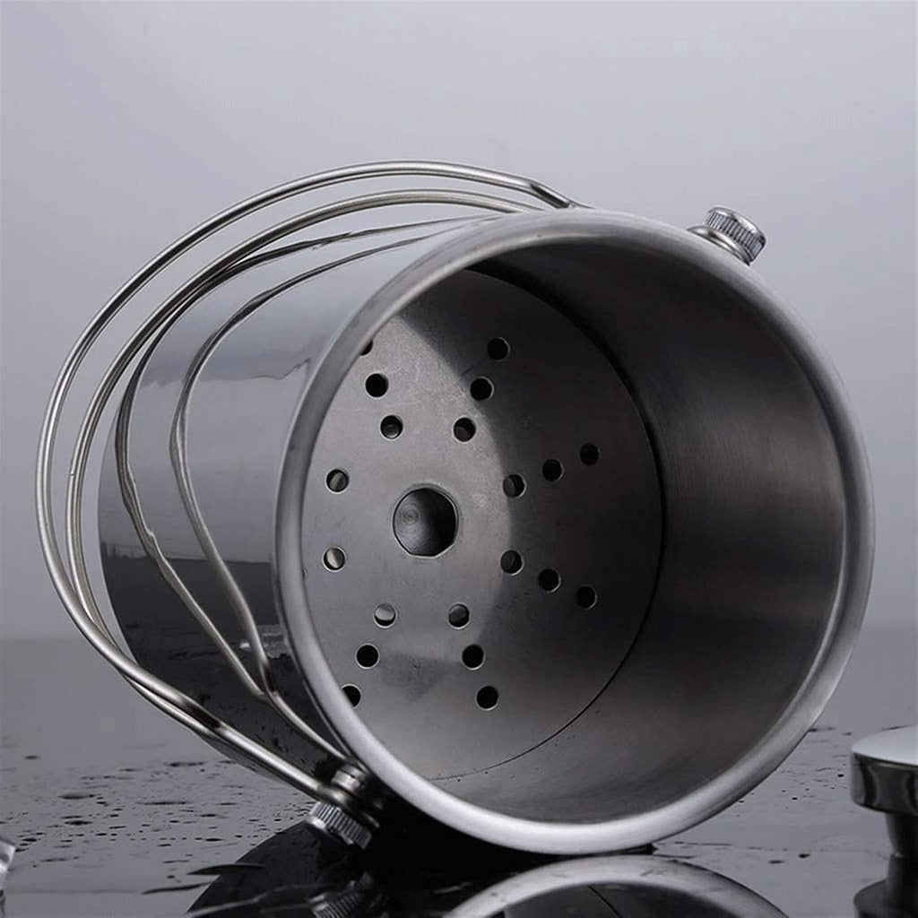 Ice Bucket,Thick Double Stainless Steel with Lid Red Wine Bar Appliance Insulation Cold Champagne Bucket Refrigerated Bucket