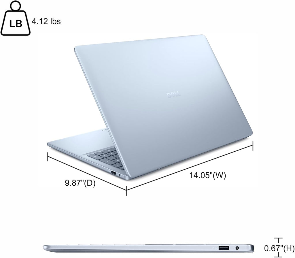 Dell 16 Plus Laptop 16' WUXGA Touchscreen Intel 8-core Ultra 9 288V (Up to 48 Tops) 32GB RAM 2TB SSD Backlit Fingerprint Wi-Fi7 for Creator Designer Business Professional Win11