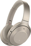 Sony Noise Cancelling Headphones WH1000XM2: Over Ear Wireless Bluetooth Headphones with Microphone - Hi Res Audio and Active Sound Cancellation - Gold (2017 model)