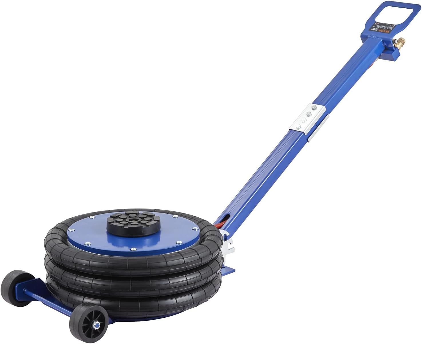 VEVOR Triple Bag Air Jack, 5 Ton/11000 lbs | Six Steel Pipes, Lift up to 18.5 inch/470 mm, 3-5 s Fast Lifting, Adjustable Handle, For Car, Garage, Repair
