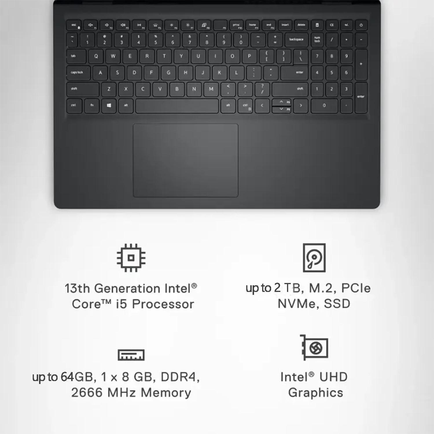 Dell Inspiron 15.6' FHD Touchscreen Laptop, 13th Gen Intel Core i5 (Turbo up to 4.6GHz), 16GB RAM, 1TB SSD, Win 11 Pro, WiFi-6, Long Battery Life, w/WOWPC Recovery USB, for Business & Everyday Use