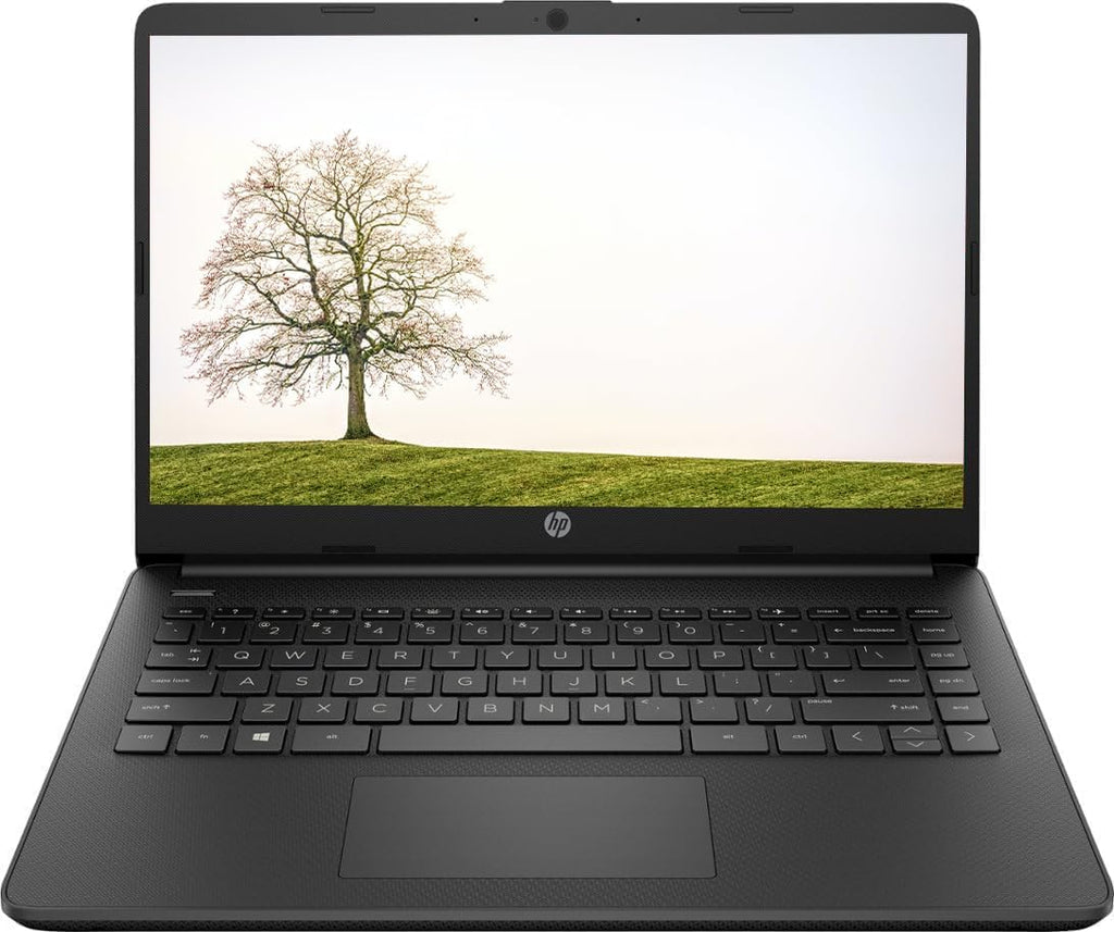 HP Flagship 14' Micro-Edge IPS Touchscreen Laptop, Ryzen-3 4-Core Processor Up to 3.79GHz, 12GB DDR4, 256GB NVME SSD, 6th Gen WiFi, HDMI, Bluetooth, Windows 11, Charcoal Black (Renewed)