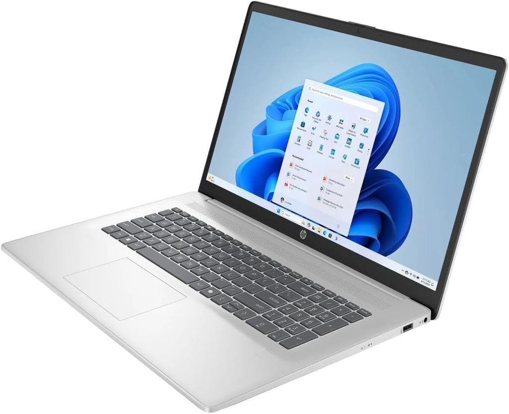 HP 2025 17 Inch Business Laptop Computer, AMD Ryzen 5 7520U (Up to 4.3GHz), 17.3' FHD Anti-Glare, 8 GB DDR5 RAM, 1 TB SSD, AMD Radeon Graphics, Copilot Key, Windows 11 Pro, w/Accessories