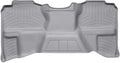 WeatherTech Custom Fit FloorLiners for GMC Sierra 1500, Silverado, Silverado - 2nd Row (460669), Grey