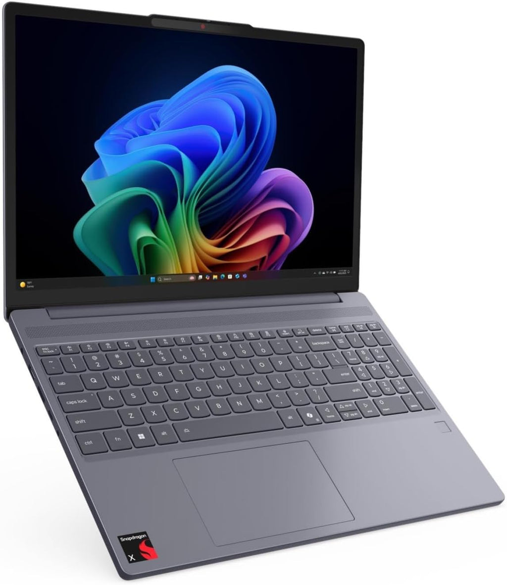 Lenovo IdeaPad Slim 3X Home Student Business Laptop 2026, 15.3' 2K (1920x1200) Touchscreen, 8-Core Snapdragon X X1-26-100, 16GB LPDDR5x RAM, 1TB (2X 512GB) SSD, FPReader, Wi-Fi 7, Cam, Copilot Win 11