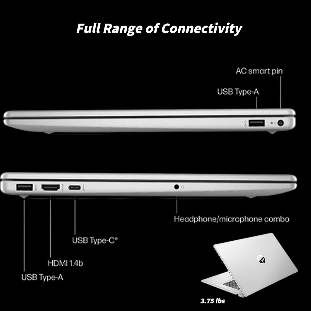 HP Flagship Touchscreen Laptop Computer - 15.6' HD Display, Intel 13th Core i3-1315U CPU, Up to 4.5GHz, Intel UHD Graphics, AI Copilot, Wifi6, Win11 Pro for Business & Student(32GB RAM, 1TB SSD)