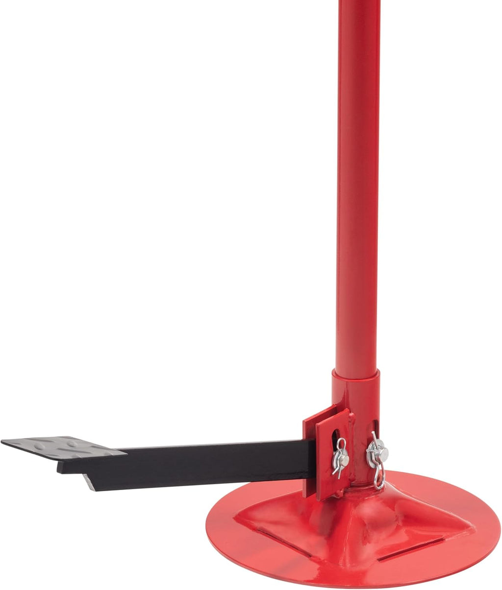 SUNEX TOOLS 6810A, Underhoist Support Stand with Foot Pedal, ¾ Ton Capacity, Large Base, Bearing Mounted Spin Handle, Height Adjustment Under Load, Lightweight, Supports Vehicle Components Only
