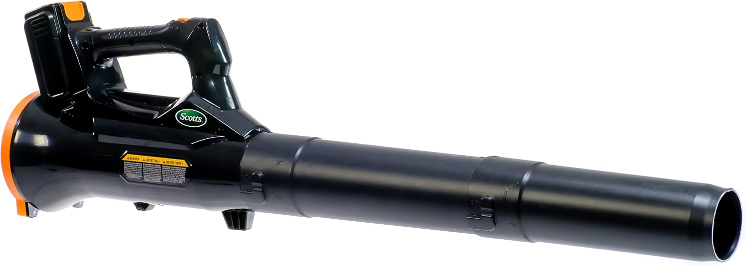 Scotts Outdoor Power Tools LB24020S 20-Volt Cordless Electric Turbo Leaf Blower, Includes 4.0Ah Battery & Charger