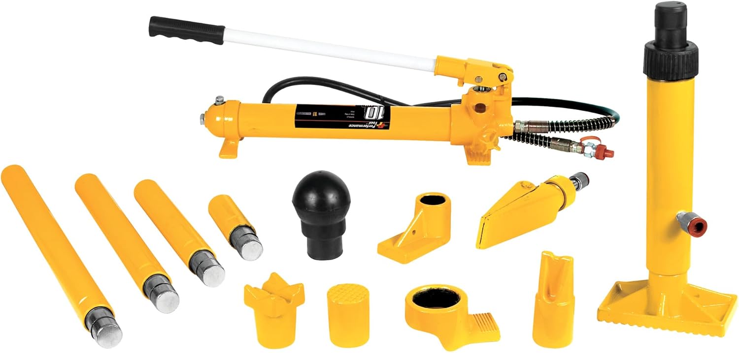 Performance Tool W1651 Hydraulic Collision Repair Kit for Vehicle Service Professionals