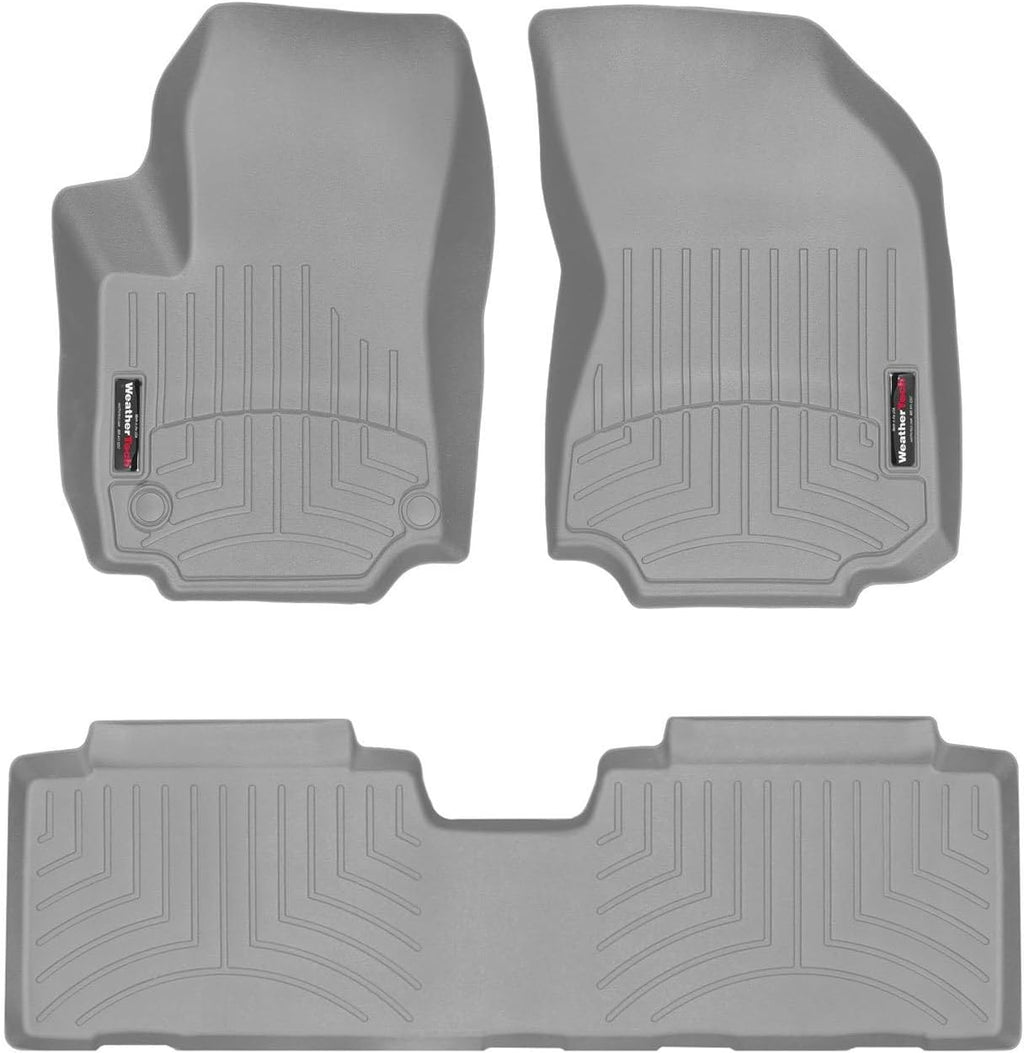 WeatherTech Custom Fit FloorLiners for GMC Terrain - 1st & 2nd Row (4612341-4611762), Grey