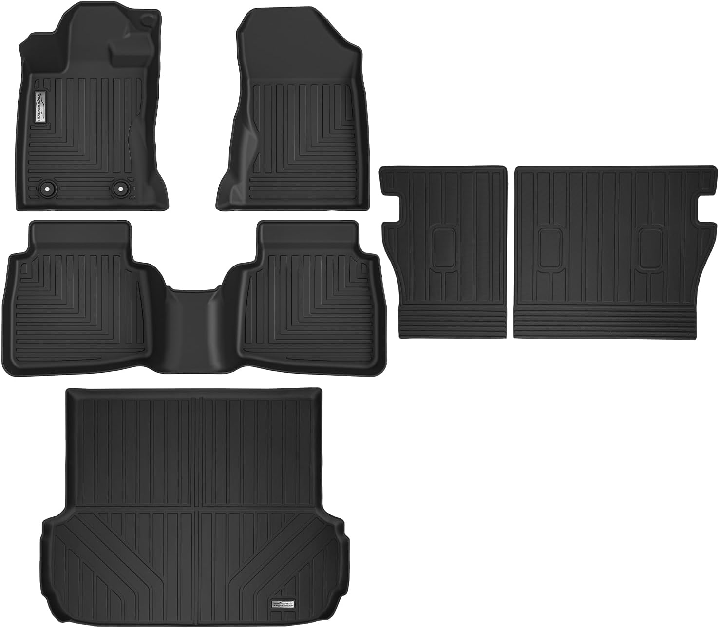 Floor Mats & Cargo Liner for 2026 Subaru Outback,TPE All Weather Protection Slush Floor Liner for 2026 Subaru Outback Accessories(Trunk Mat+Backrest Mat+Floor Mat)