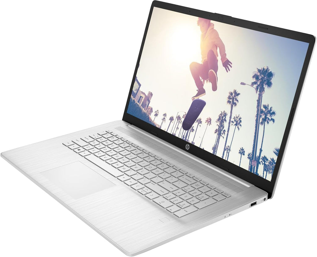 HP 2025 Laptop | 17T-CN300 | 17.3' 1920 x 1080 IPS | Intel-10 Core i5-1334U | 16GB DDR4 | 512GB SSD | Windows 11 Pro | Wi-Fi 6 - Bluetooth 5.3-720p HD Camera - Fingerprint - Natural Silver