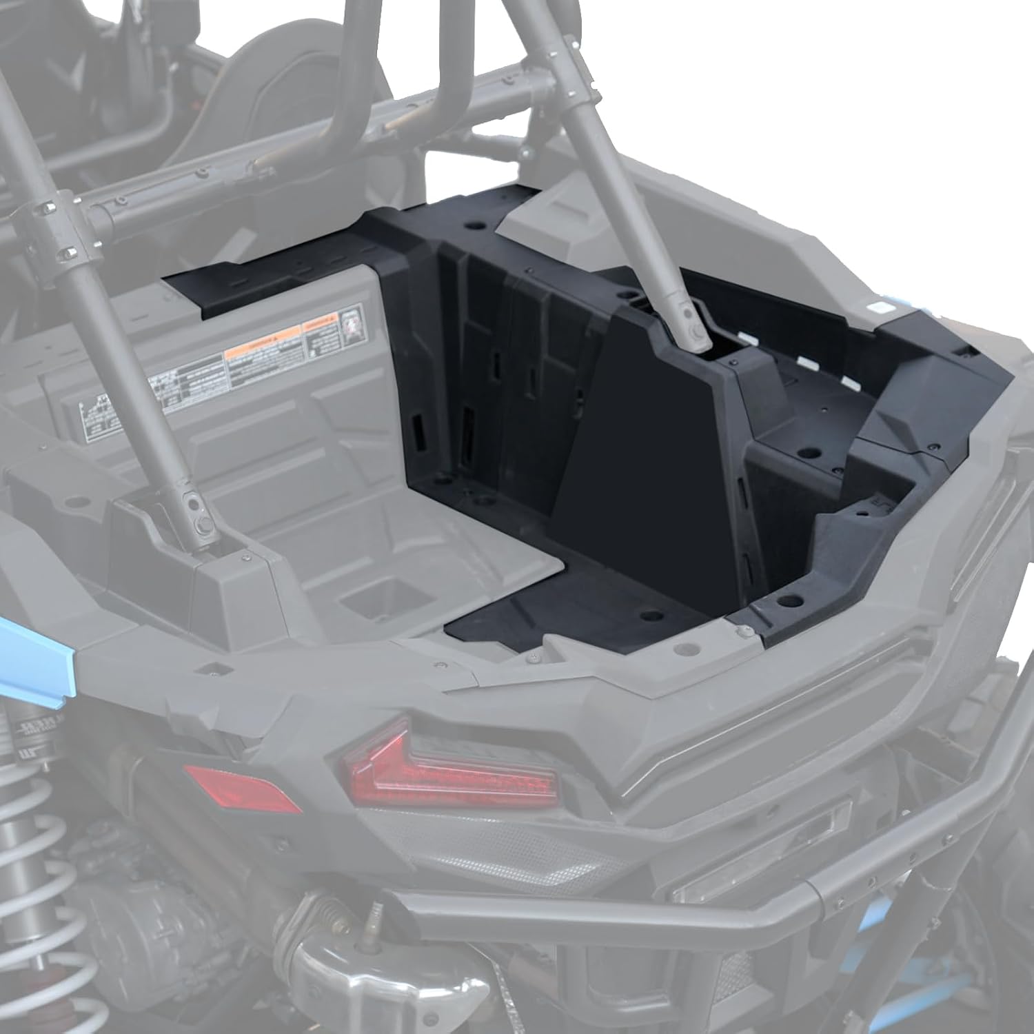 A & UTV PRO Right Side Rear Box Section for 2014-2023 Polaris RZR XP 1000/4 1000/Turbo - Combined Trunk Bed Storage Carrier Luggage Accessories, Replace OEM 5454270, RH, Black