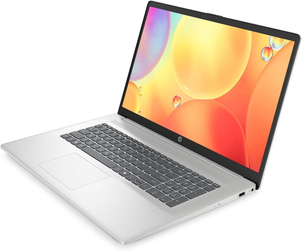HP 17.3' Touchscreen Laptop Computer, 64GB RAM 2TB SSD, Intel Core Ultra 7 255U Processor, HD+ 1600 x 900 Display, Backlit Keyboard, Windows 11, SageNova Earphones, Silver
