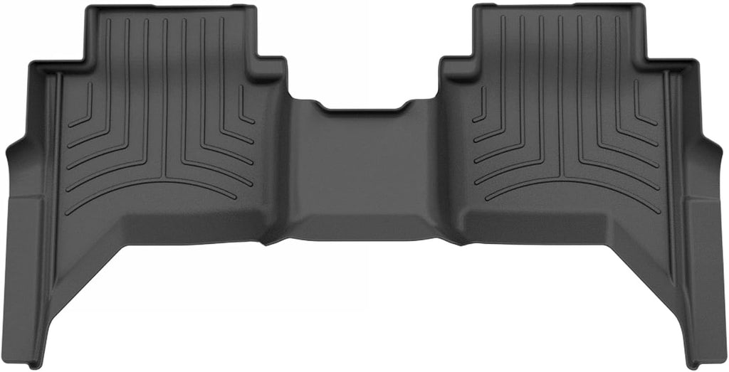 WeatherTech FloorLiner HP Custom Fit Floor Mats for Ford Ranger, Ranger Raptor 2nd Row (4418492IM), Black
