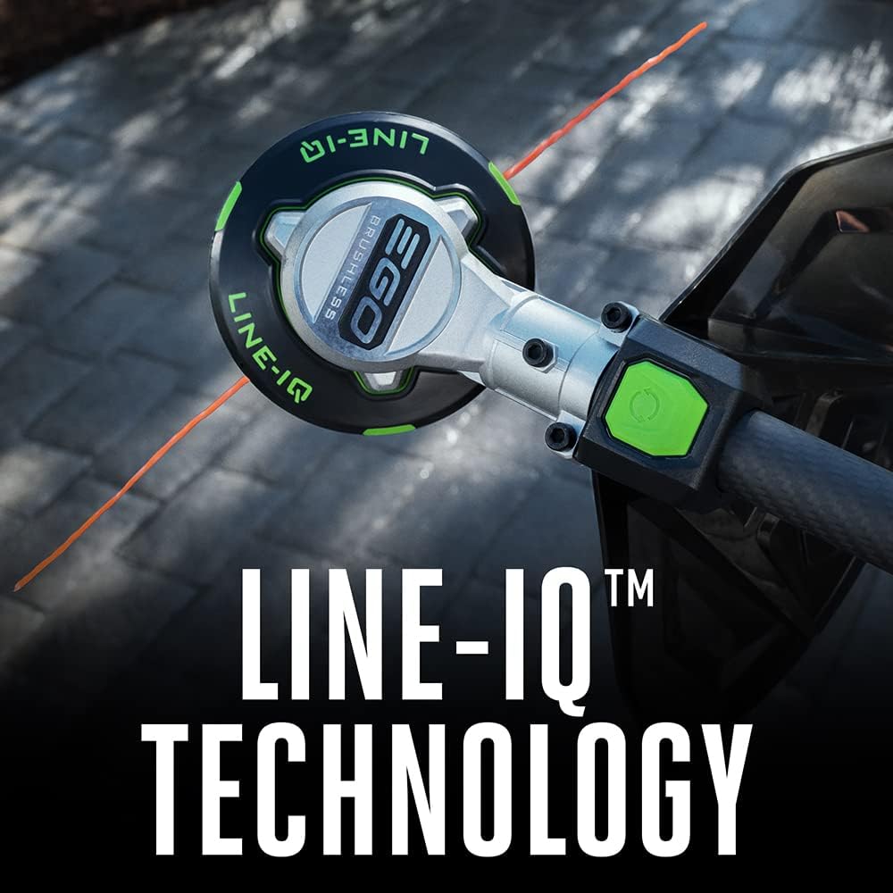 EGO POWER+ String Trimmer, Battery Powered, 16' Trimmer for Weeds and Grass with POWERLOAD, LINE IQ, Telescopic Carbon Fiber Shaft, Includes 56V 4.0Ah Battery and Charger - ST1623T
